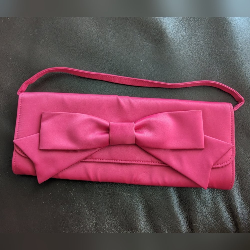 Pink Bow Clutch